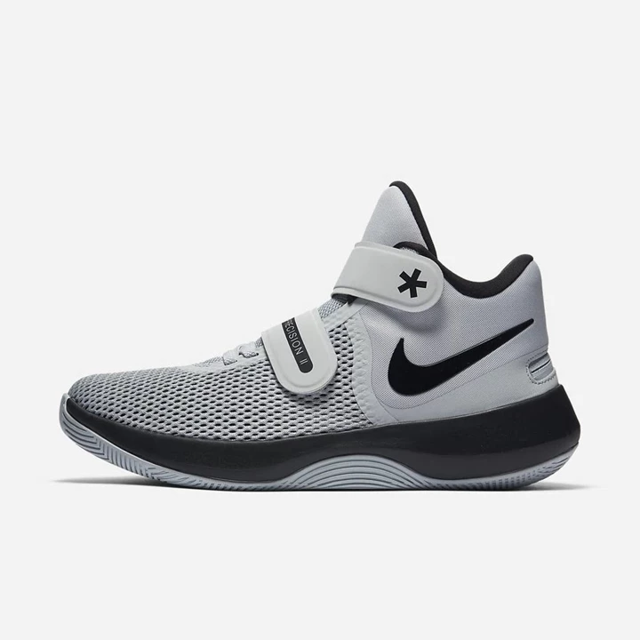 Nike Air Precision II Basketbol Ayakkabısı Erkek Beyaz Siyah | TR4258012