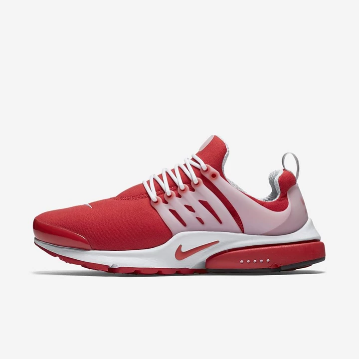 Nike Air Presto Spor Ayakkabı Erkek Kırmızı Siyah Beyaz Kırmızı | TR4256971