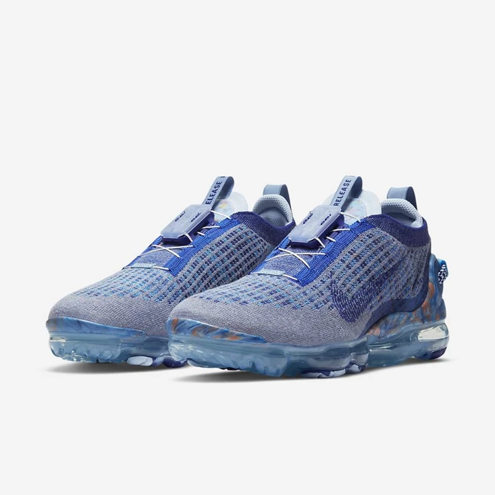 Nike Air VaporMax Spor Ayakkabı Erkek Gri Mavi Mavi Koyu Kraliyet Mavisi Mavi | TR4256891
