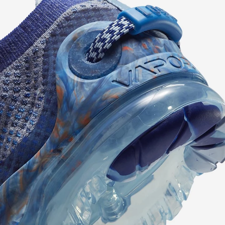 Nike Air VaporMax Spor Ayakkabı Erkek Gri Mavi Mavi Koyu Kraliyet Mavisi Mavi | TR4256891