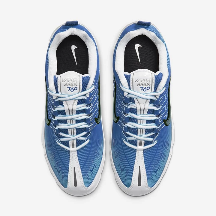 Nike Air VaporMax Spor Ayakkabı Erkek Kraliyet Mavisi Mavi Beyaz Siyah | TR4258072