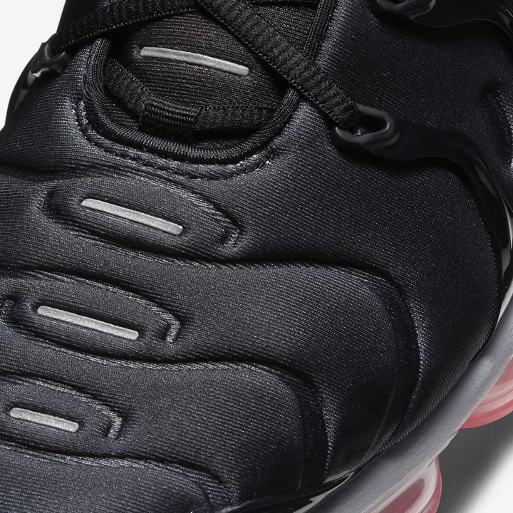 Nike Air VaporMax Spor Ayakkabı Erkek Siyah Kırmızı Metal Gümüş Yeşil | TR4258005