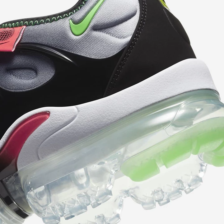 Nike Air VaporMax Spor Ayakkabı Erkek Siyah Kırmızı Metal Gümüş Yeşil | TR4258005