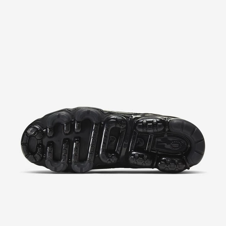 Nike Air VaporMax Spor Ayakkabı Erkek Siyah Koyu Gri Siyah Siyah | TR4258863
