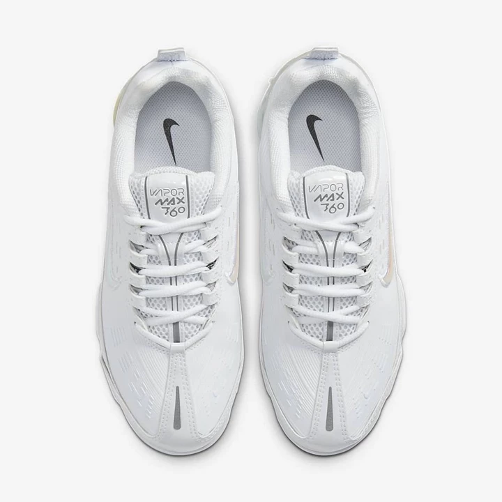 Nike Air VaporMax Spor Ayakkabı Kadın Beyaz Beyaz Siyah Beyaz | TR4258879
