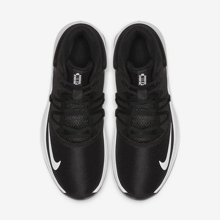 Nike Air Versitile IV Basketbol Ayakkabısı Kadın Siyah Koyu Gri Beyaz | TR4258940