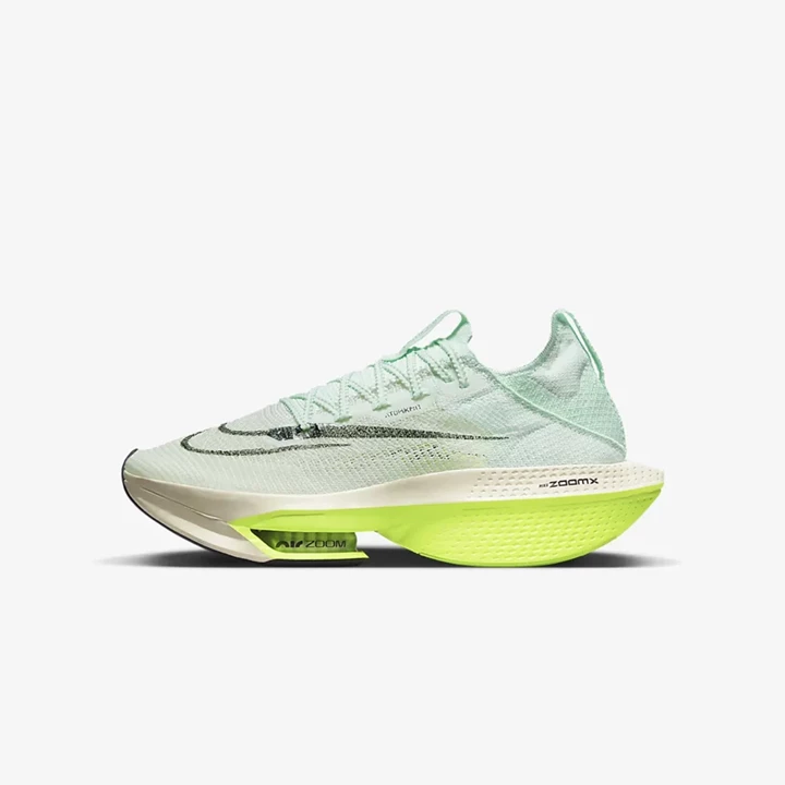 Nike Air Zoom Alphafly NEXT% 2 Road Racing Shoes Kadın Yeşil Açık Mavi Siyah | TR4258493