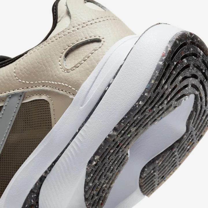 Nike Air Zoom Division Spor Ayakkabı Kadın Bej Rengi Beyaz Siyah Metal Platini | TR4258203