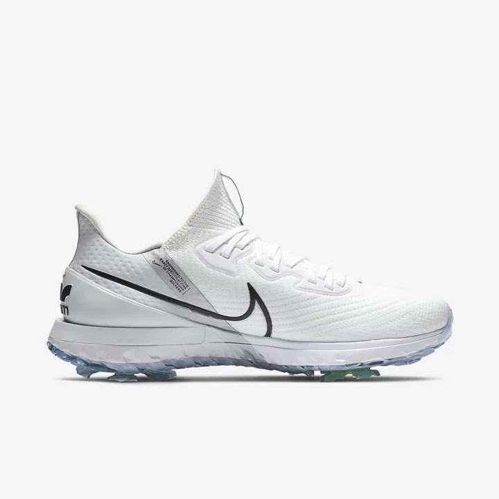 Nike Air Zoom Infinity Tour Golf Ayakkabısı Erkek Beyaz Metal Platini Siyah | TR4258393