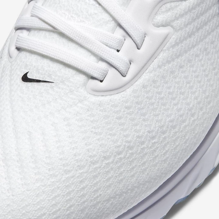 Nike Air Zoom Infinity Tour Golf Ayakkabısı Erkek Beyaz Metal Platini Siyah | TR4258393