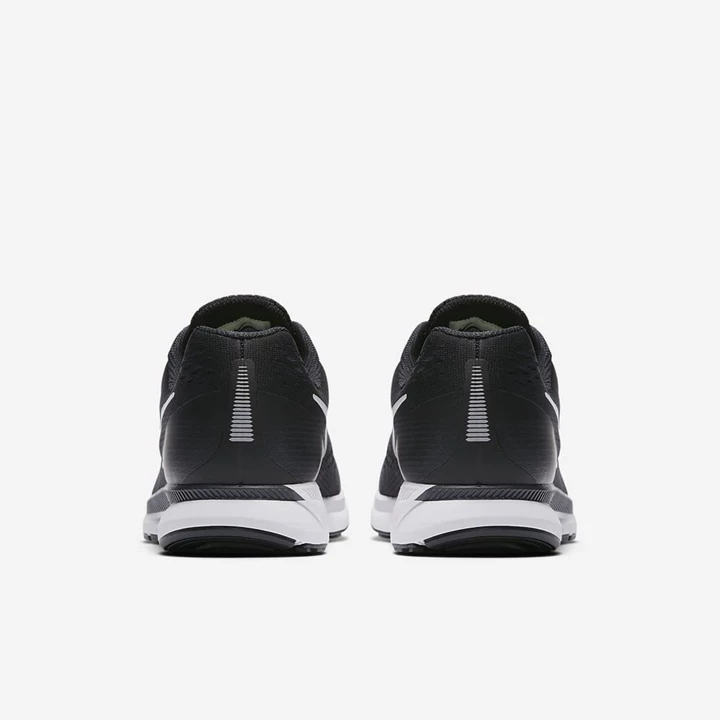 Nike Air Zoom Pegasus 34 Koşu Ayakkabısı Erkek Siyah Koyu Gri Koyu Gri Beyaz | TR4258517