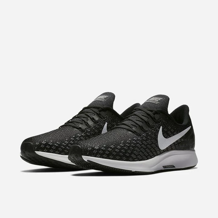 Nike Air Zoom Pegasus 35 Koşu Ayakkabısı Erkek Siyah Gri Beyaz | TR4257119