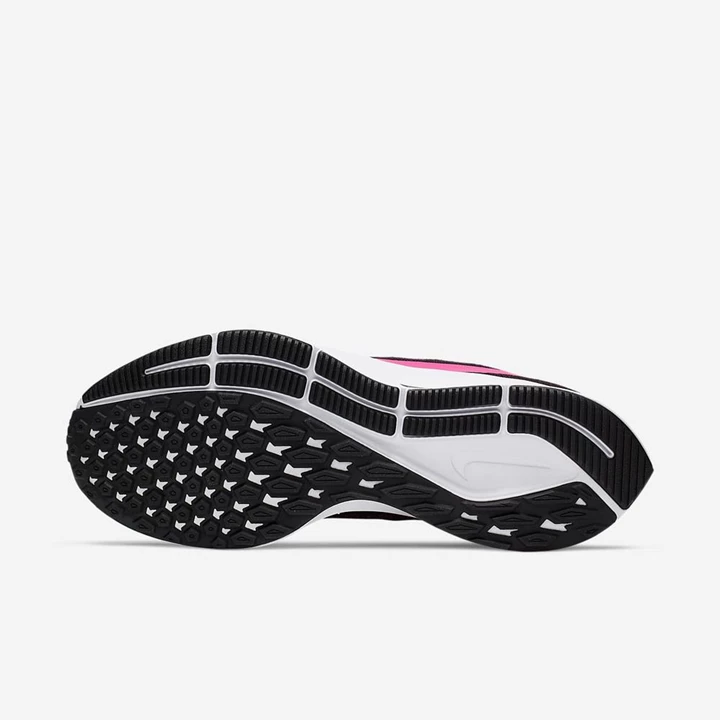 Nike Air Zoom Pegasus 36 Koşu Ayakkabısı Kadın Siyah Beyaz Pembe | TR4258705
