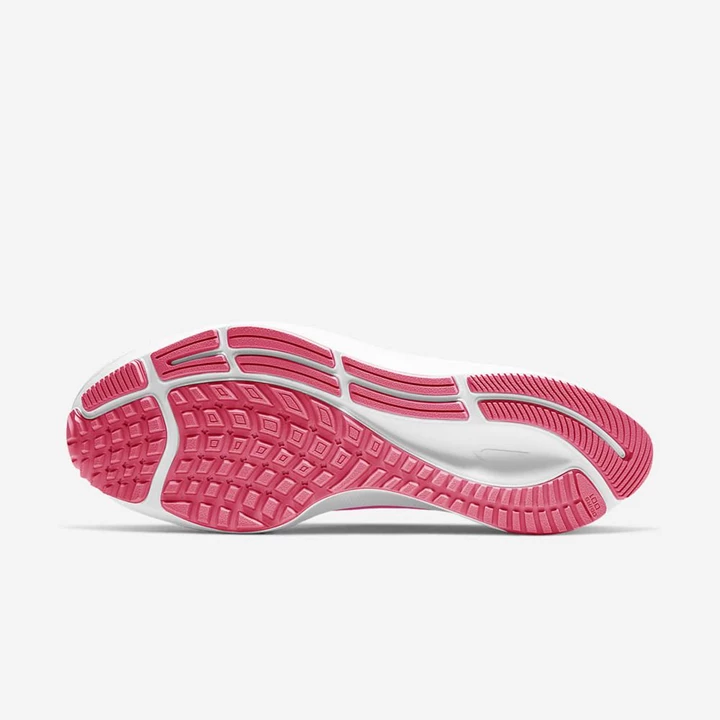 Nike Air Zoom Pegasus 37 Koşu Ayakkabısı Kadın Pembe Platini Mor Beyaz Siyah | TR4256437