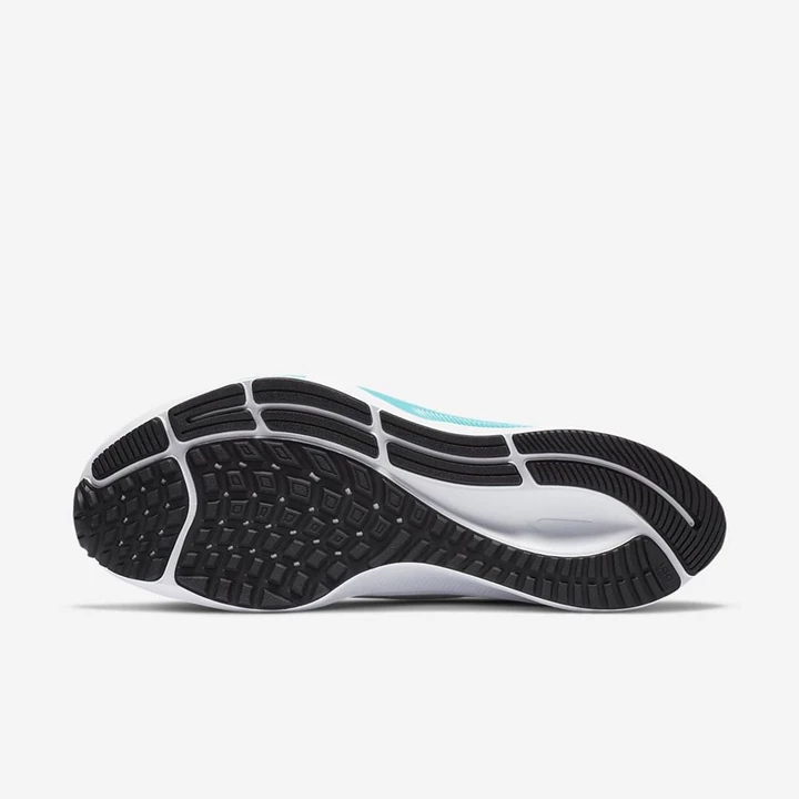 Nike Air Zoom Pegasus 37 Koşu Ayakkabısı Kadın Beyaz Platini Açık Turkuaz Siyah | TR4256480