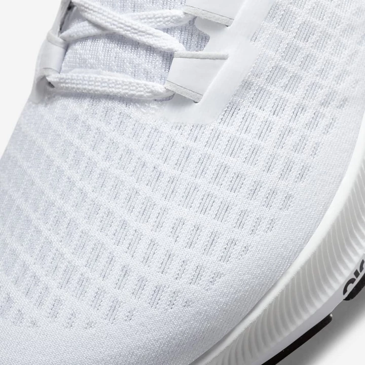 Nike Air Zoom Pegasus 37 Koşu Ayakkabısı Erkek Beyaz Platini Siyah | TR4256695