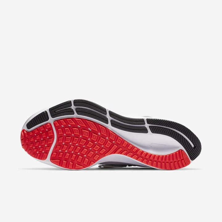 Nike Air Zoom Pegasus 37 Koşu Ayakkabısı Erkek Platini Gri Açık Kırmızı Mavi | TR4256967
