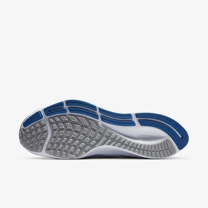 Nike Air Zoom Pegasus 37 Koşu Ayakkabısı Kadın Beyaz Platini Mavi Gri | TR4257223