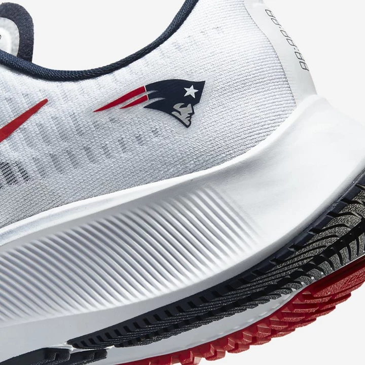 Nike Air Zoom Pegasus 37 Koşu Ayakkabısı Kadın Beyaz Platini Lacivert Kırmızı | TR4258576