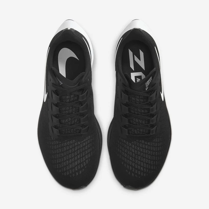 Nike Air Zoom Pegasus 37 Koşu Ayakkabısı Erkek Siyah Beyaz | TR4258648