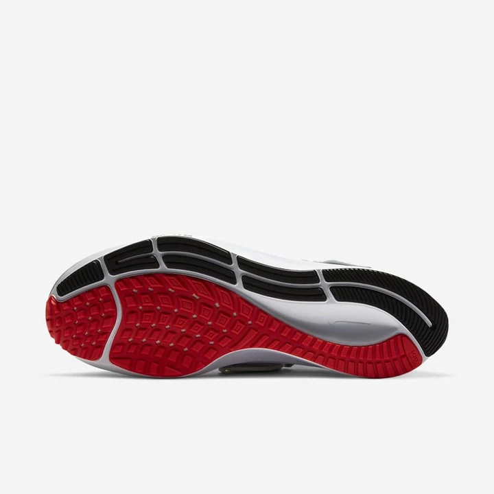 Nike Air Zoom Pegasus 37 Koşu Ayakkabısı Erkek Platini Gri Açık Kırmızı Mavi | TR4258855