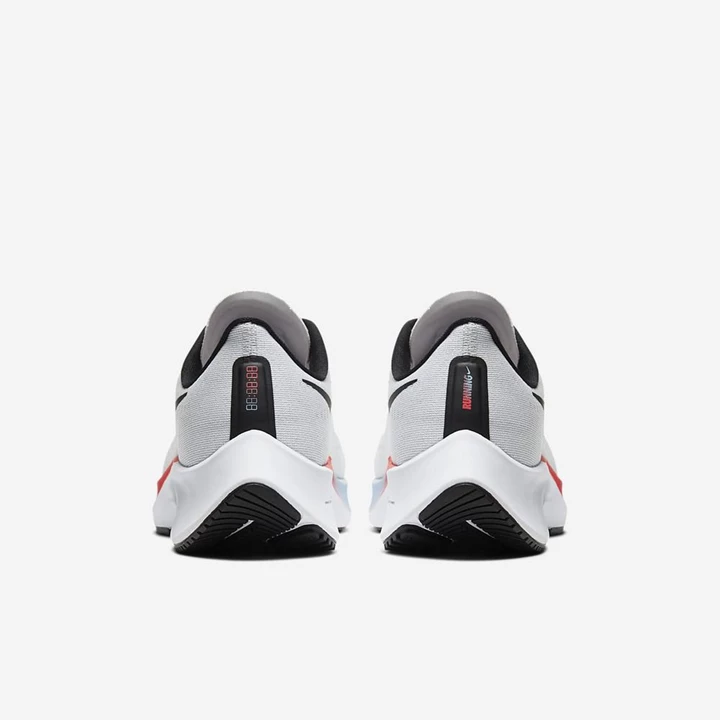 Nike Air Zoom Pegasus 37 Koşu Ayakkabısı Kadın Platini Kırmızı Mavi Siyah | TR4258927