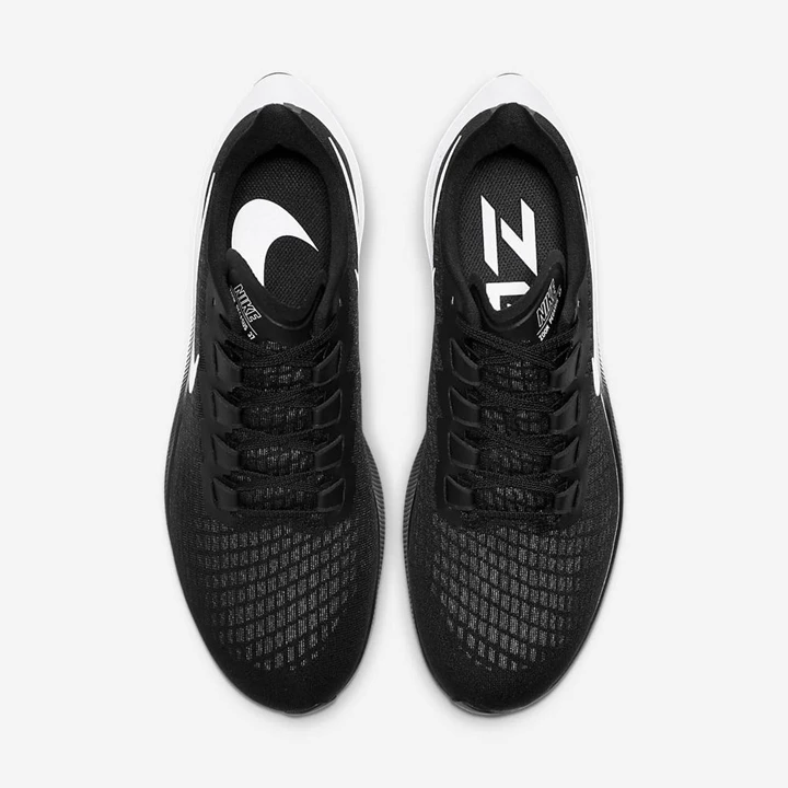 Nike Air Zoom Pegasus 37 Spor Ayakkabı Erkek Siyah Beyaz | TR4256737