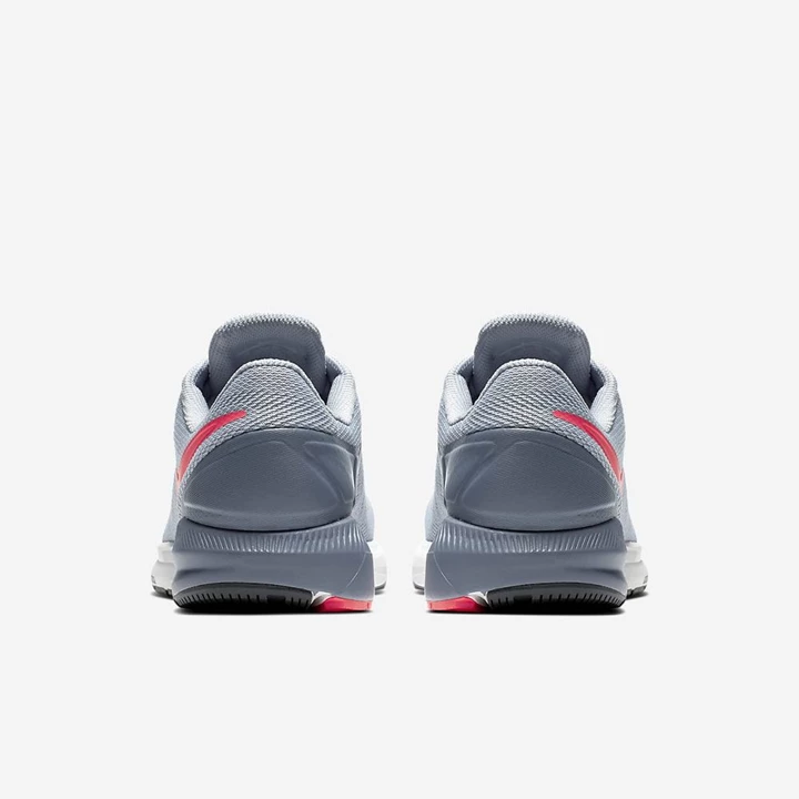 Nike Air Zoom Structure 22 Koşu Ayakkabısı Erkek Obsidian Beyaz Mavi Gri Açık Kırmızı | TR4257479