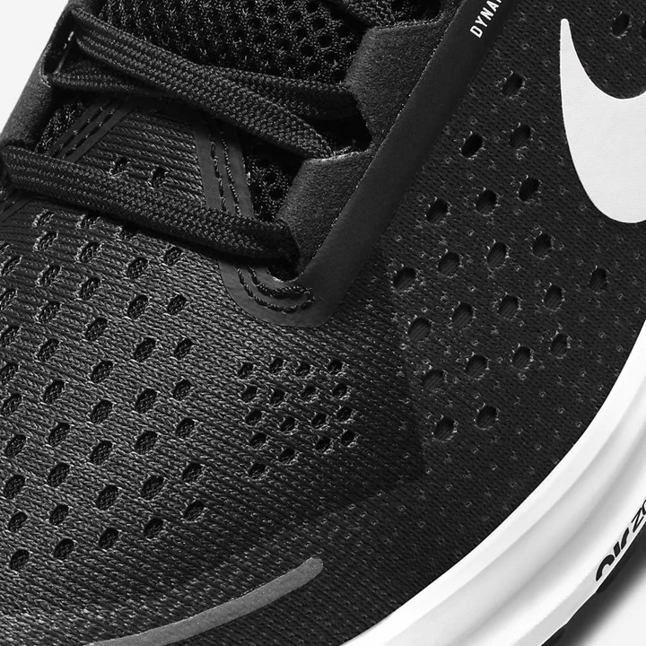 Nike Air Zoom Structure 23 Koşu Ayakkabısı Erkek Siyah Koyu Gri Beyaz | TR4256814