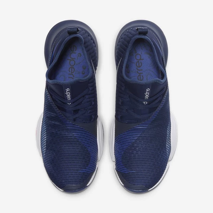 Nike Air Zoom SuperRep Spor Ayakkabı Erkek Mavi Gri Siyah | TR4257248