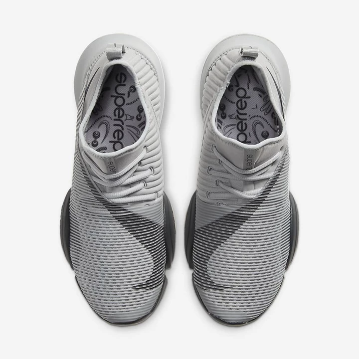 Nike Air Zoom SuperRep Spor Ayakkabı Erkek Gri Siyah Koyu Gri | TR4259096