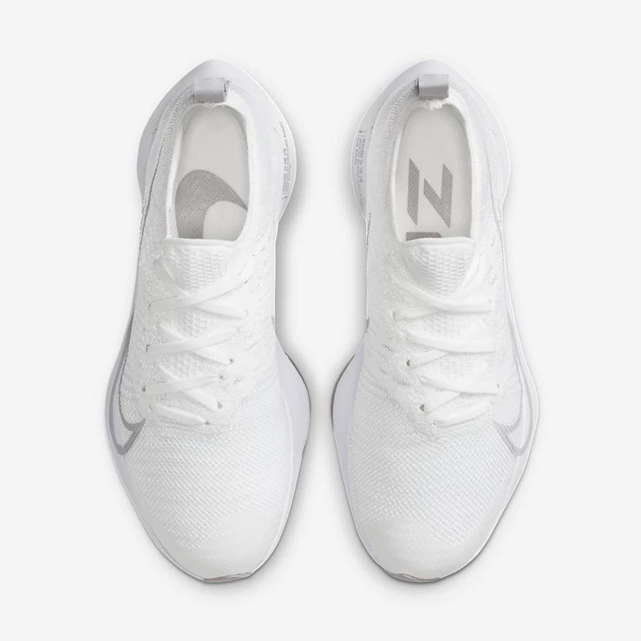 Nike Air Zoom Tempo NEXT% Koşu Ayakkabısı Kadın Beyaz Platini Gri | TR4257661