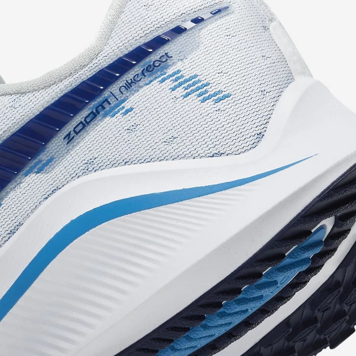 Nike Air Zoom Vomero 14 Koşu Ayakkabısı Erkek Beyaz Mavi Mavi | TR4256911