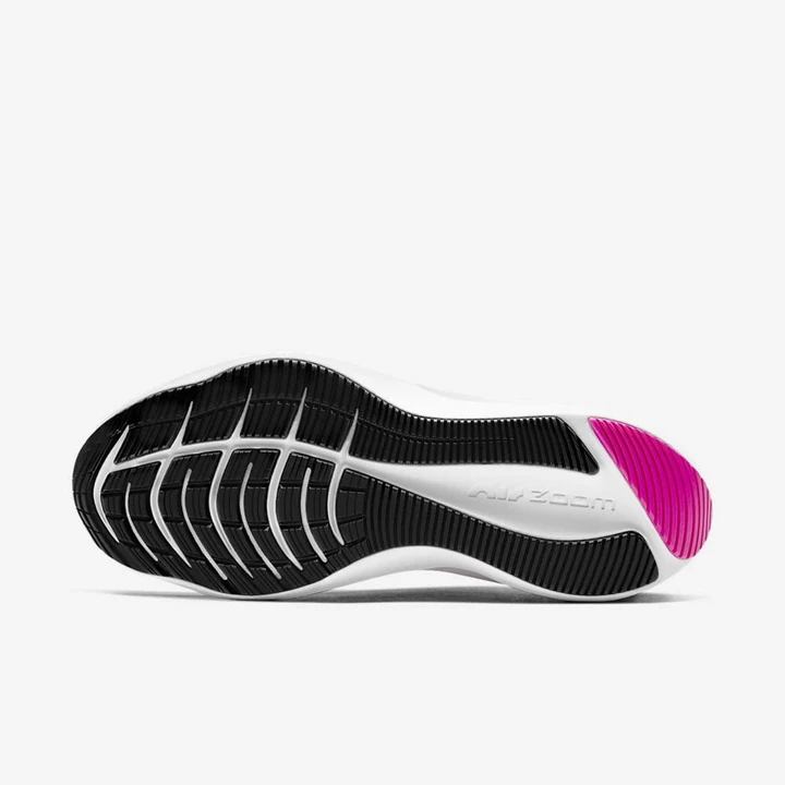 Nike Air Zoom Winflo Koşu Ayakkabısı Kadın Koyu Gri Pembe Beyaz Siyah | TR4257464