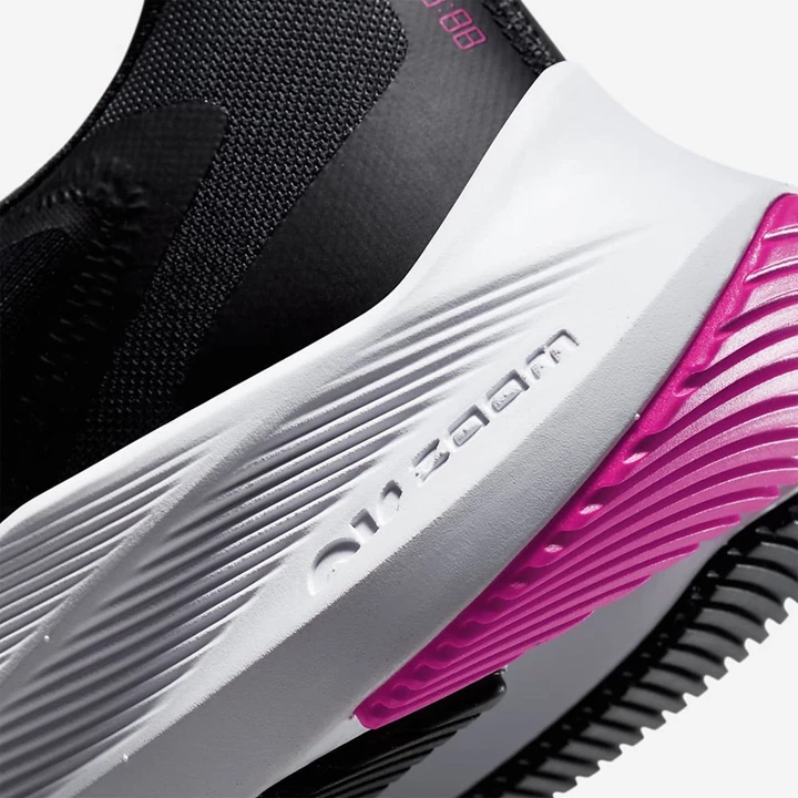 Nike Air Zoom Winflo Koşu Ayakkabısı Kadın Koyu Gri Pembe Beyaz Siyah | TR4257984