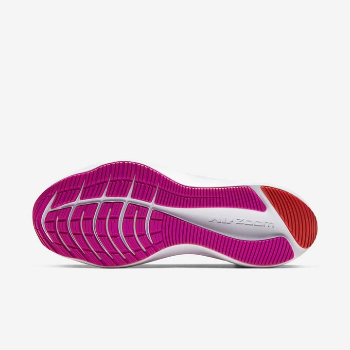 Nike Air Zoom Winflo Koşu Ayakkabısı Kadın Pembe Beyaz | TR4258062