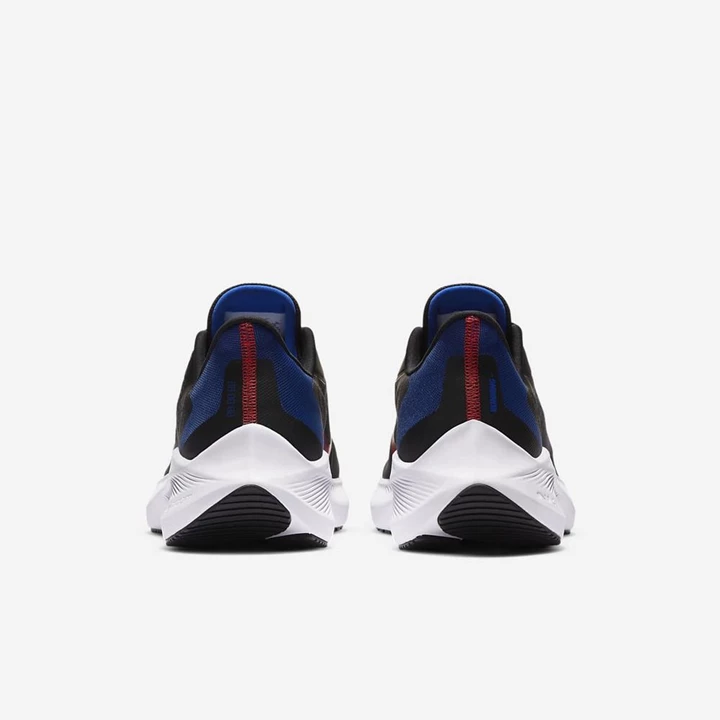 Nike Air Zoom Winflo Spor Ayakkabı Erkek Siyah Mavi Kırmızı | TR4258054
