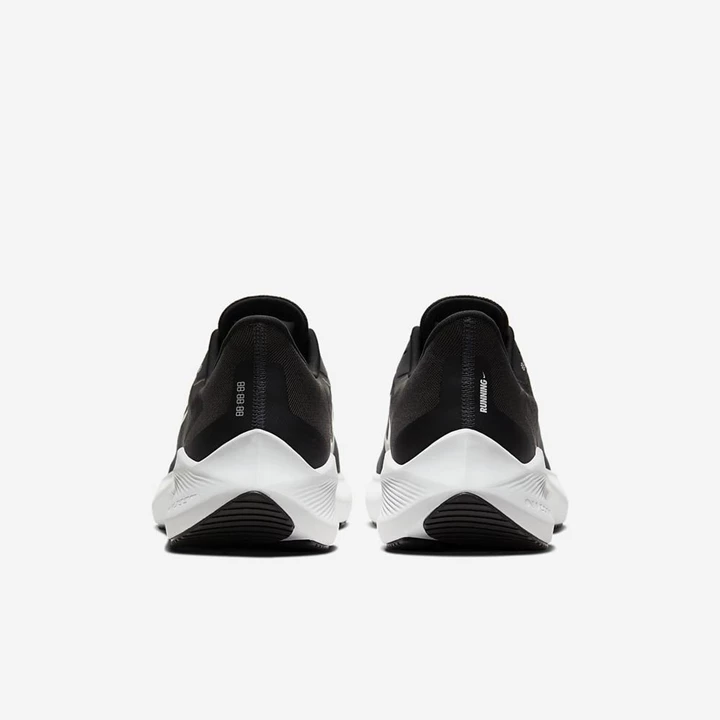Nike Air Zoom Winflo Spor Ayakkabı Erkek Siyah Koyu Gri Beyaz | TR4258561