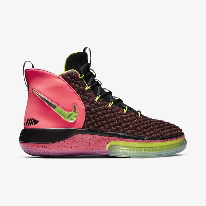 Nike AlphaDunk Basketbol Ayakkabısı Kadın Pembe Siyah | TR4256866