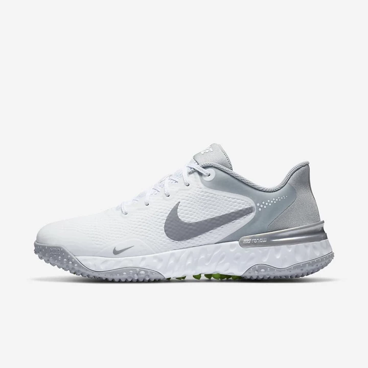 Nike Alpha Huarache Elite 3 Beyzbol Ayakkabısı Kadın Beyaz Yeşil Gri | TR4258951