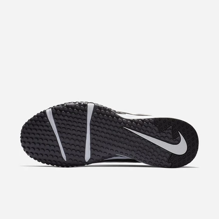 Nike Alpha Huarache Varsity Beyzbol Ayakkabısı Erkek Siyah Gri Gri Beyaz | TR4257896