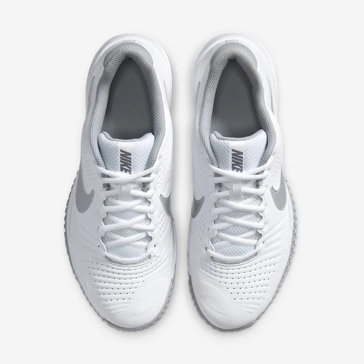 Nike Alpha Huarache Varsity Beyzbol Ayakkabısı Erkek Beyaz Beyaz Açık Gri | TR4258126