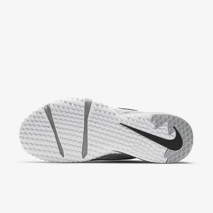 Nike Alpha Huarache Varsity Beyzbol Ayakkabısı Erkek Açık Gri Gri Beyaz Gri | TR4258181
