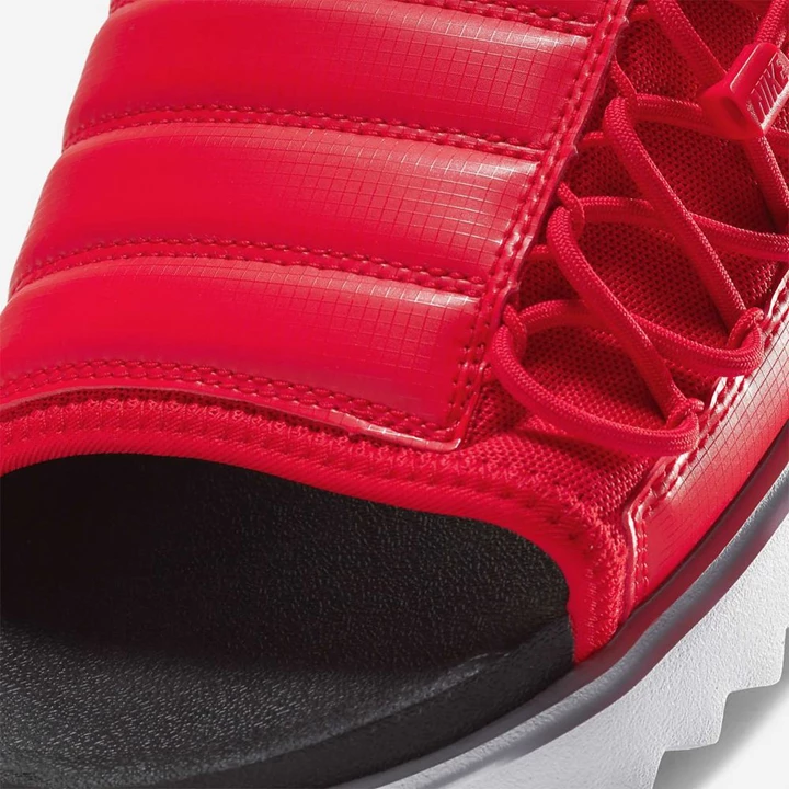 Nike Asuna Terlik Erkek Siyah Kırmızı Beyaz | TR4258774