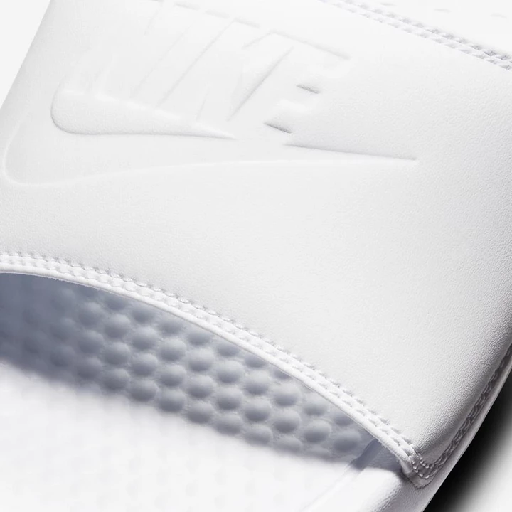 Nike Benassi JDI Terlik Kadın Beyaz Beyaz Beyaz | TR4258710