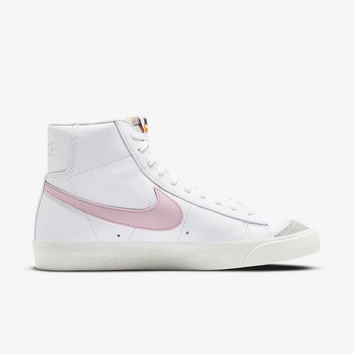 Nike Blazer Spor Ayakkabı Erkek Beyaz Pembe | TR4258898
