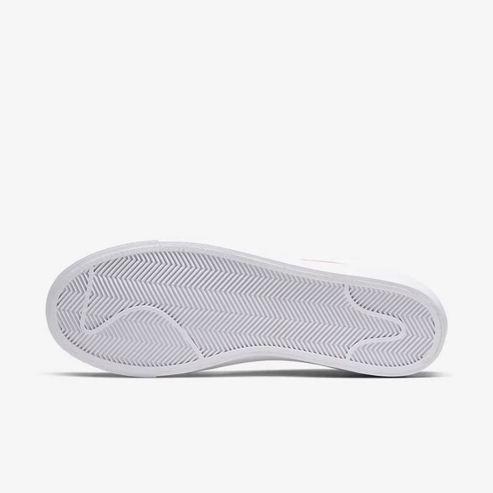 Nike Blazer Spor Ayakkabı Erkek Beyaz Platini Kırmızı | TR4256783