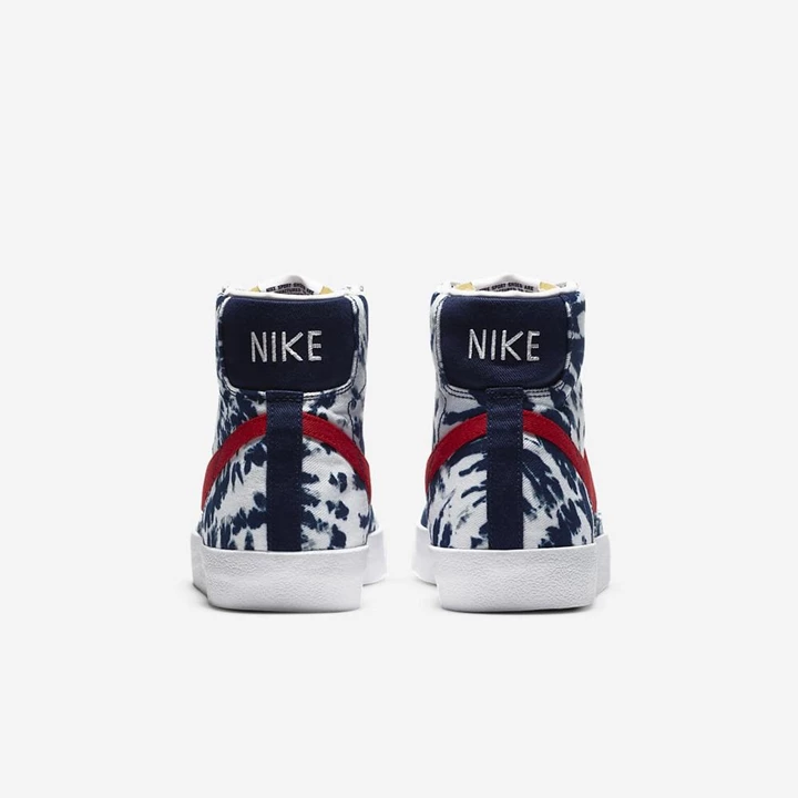 Nike Blazer Spor Ayakkabı Erkek Kırmızı Mavi Beyaz | TR4258193