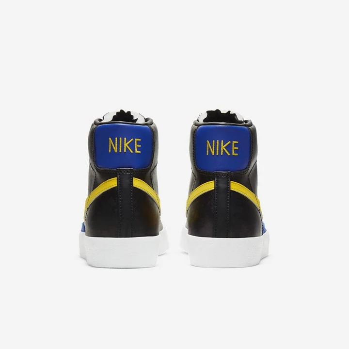 Nike Blazer Spor Ayakkabı Erkek Siyah Kraliyet Mavisi Beyaz Sarı | TR4258788