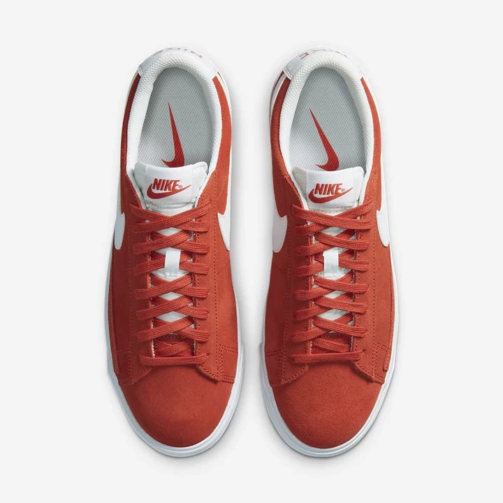 Nike Blazer Spor Ayakkabı Erkek Turuncu Beyaz Beyaz | TR4256674